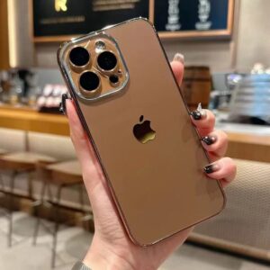 Acrylic Case with Titanium Design for iPhone Models