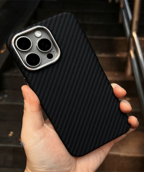 Carbon Fiber Design Case for Various iPhone Models 2