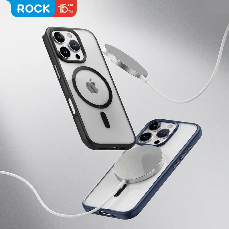 Clear Hard PC Case with N52 Magnet for iPhone 16 Series 3