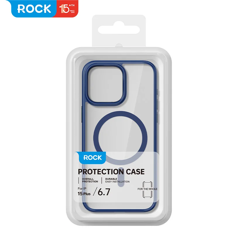 Clear Hard PC Case with N52 Magnet for iPhone 16 Series 4