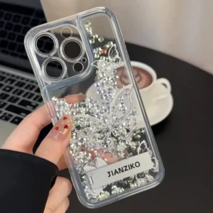 Floating Phone Case with Camera Cut-Out for iPhone Models