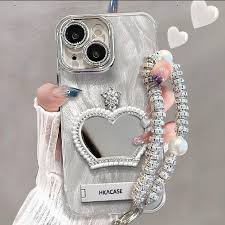 Glazed Crown Mirror Case with Camera Lens Protection for iPhone