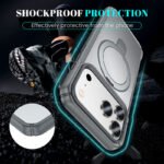 iPhone 17 Hybrid Phone Case with Magnetic Charging 4