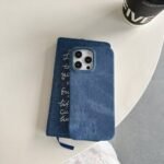iPhone 17 Magnetic Shockproof Fabric Phone Case - Light Blue, Dark Blue, Gray 2
