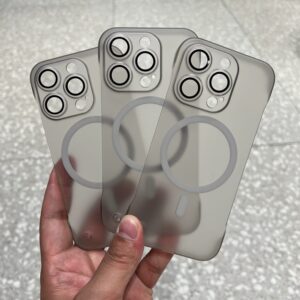 Magnetic Wireless Charger Case with Camera Lens Protection for iPhone