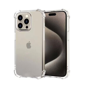 Transparent Shockproof Case with Airbag Corners for iPhone