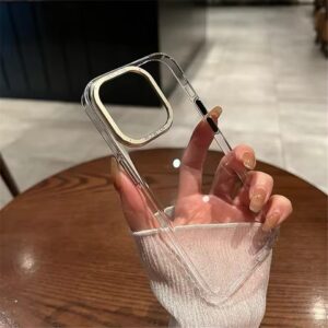 Transparent Slim Case for iPhone Models to Prevent Yellowing