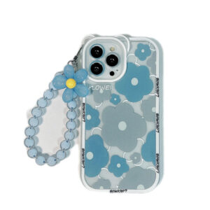 3D Bear Ears Floral Chain Hard Case iPhone price in Bangladesh