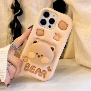 3D Bear Silicone iPhone Case price in Bangladesh