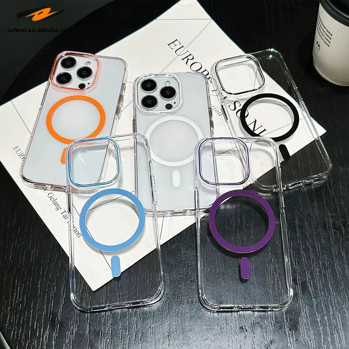 Acrylic Magnetic Protective Case for iPhone Models 1