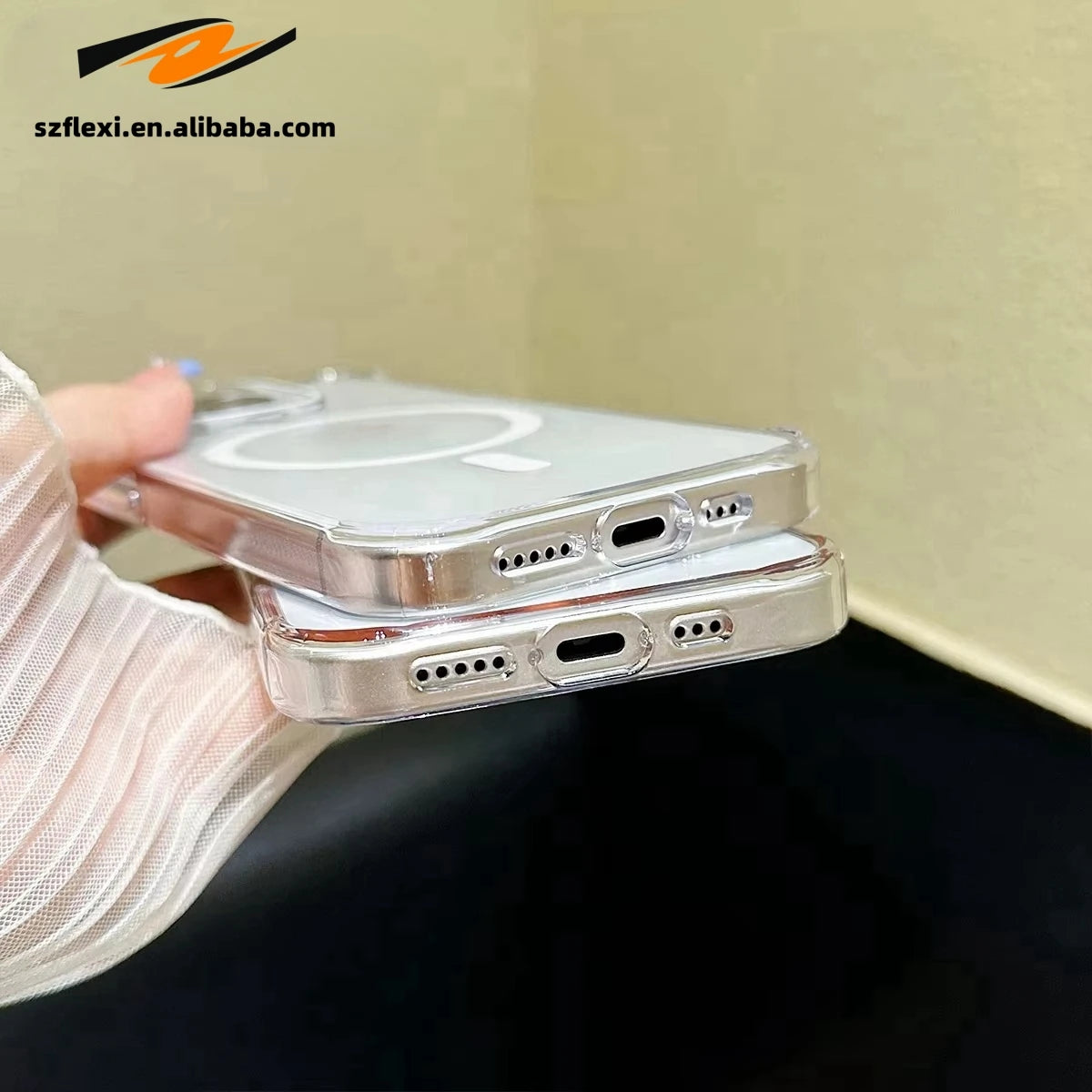 Acrylic Magnetic Protective Case for iPhone Models 3