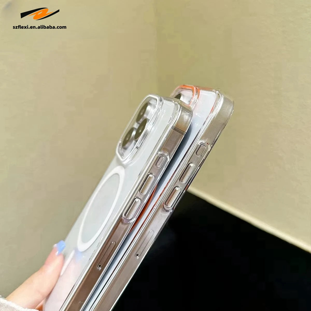 Acrylic Magnetic Protective Case for iPhone Models 4