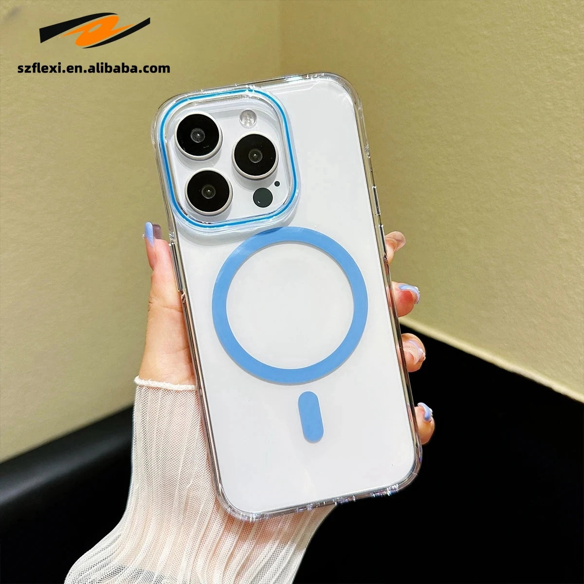 Acrylic Magnetic Protective Case for iPhone Models 6