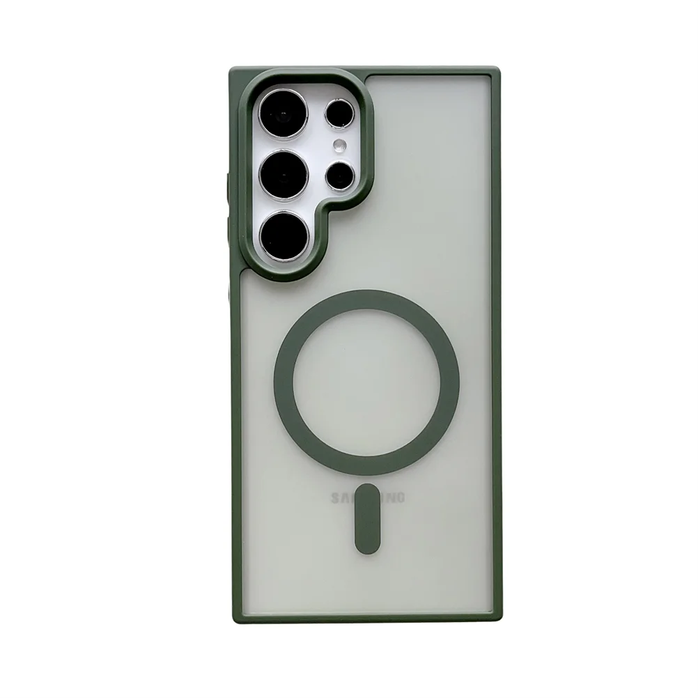 Clear Magnetic Case for Samsung S21 Ultra 1