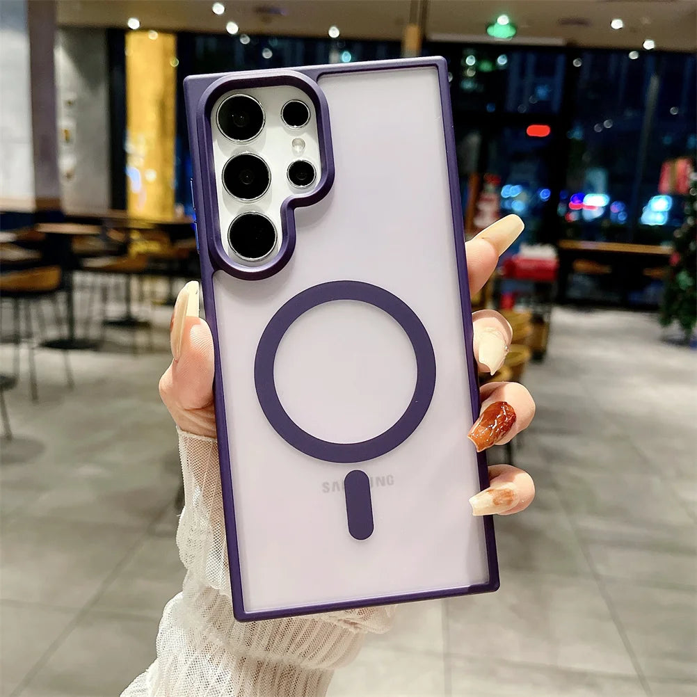 Clear Magnetic Case for Samsung S21 Ultra 9