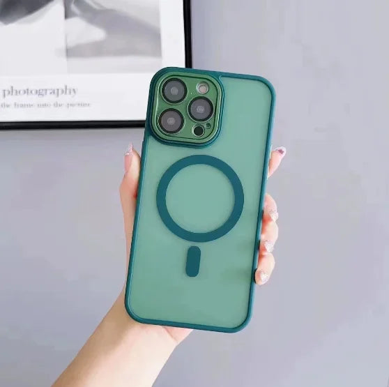 Colorful Macaron Phone Case with Camera Guard for iPhone Models 10