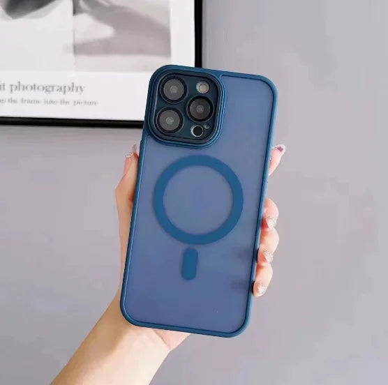 Colorful Macaron Phone Case with Camera Guard for iPhone Models 12