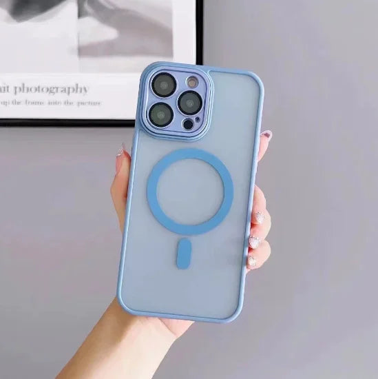 Colorful Macaron Phone Case with Camera Guard for iPhone Models 6