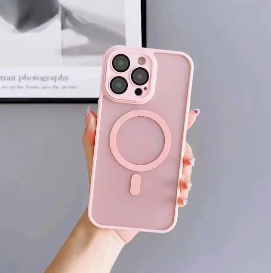 Colorful Macaron Phone Case with Camera Guard for iPhone Models 8