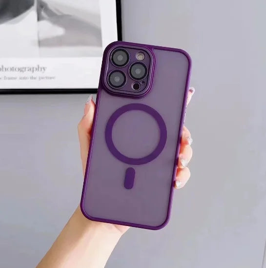 Colorful Macaron Phone Case with Camera Guard for iPhone Models 9