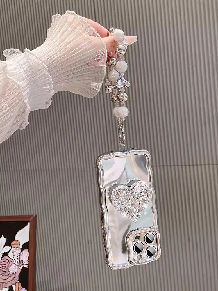 Diamond Lanyard Stand Case iPhone 14 15 16 price in Bangladesh 4