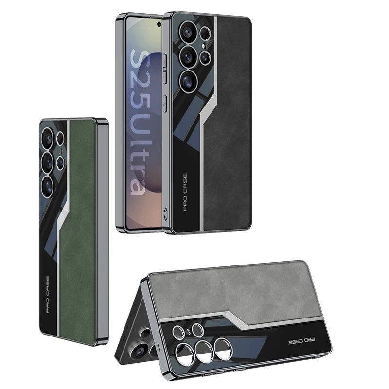 Durable Leather Case for Samsung Galaxy Models 1