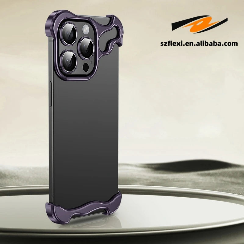 Durable Titanium Bumper Case for iPhone Models 1