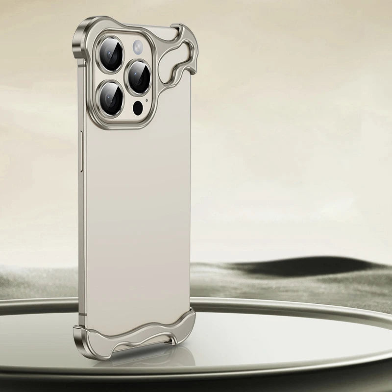 Durable Titanium Bumper Case for iPhone Models 10