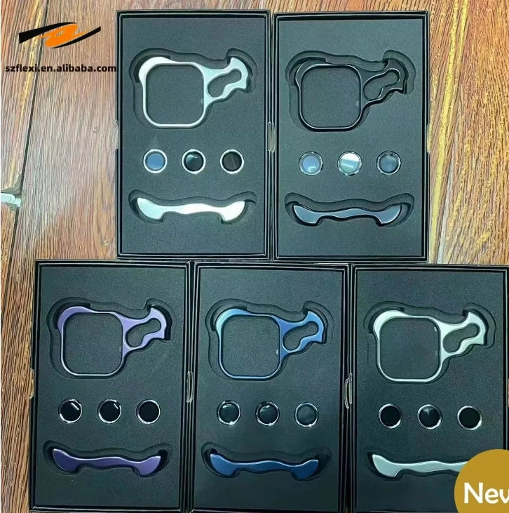 Durable Titanium Bumper Case for iPhone Models 11