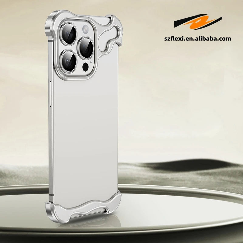 Durable Titanium Bumper Case for iPhone Models 3