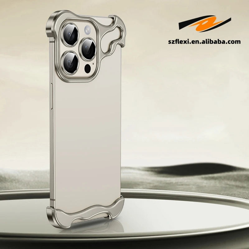 Durable Titanium Bumper Case for iPhone Models 4