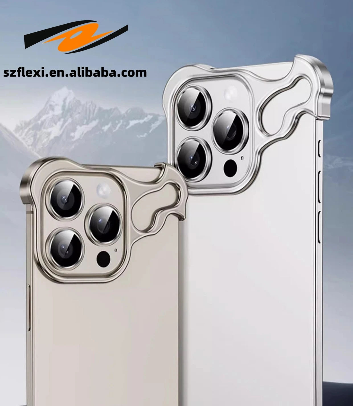 Durable Titanium Bumper Case for iPhone Models 5