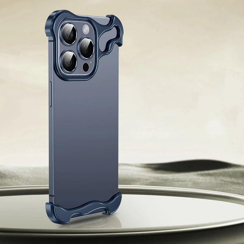 Durable Titanium Bumper Case for iPhone Models 8