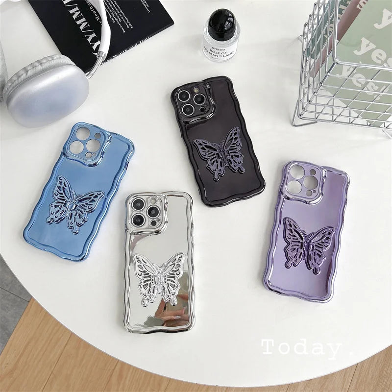 Electroplated Butterfly Wave iPhone Case price in Bangladesh 1
