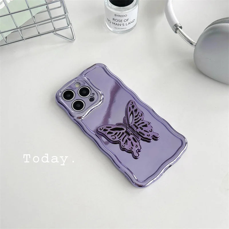 Electroplated Butterfly Wave iPhone Case price in Bangladesh 8