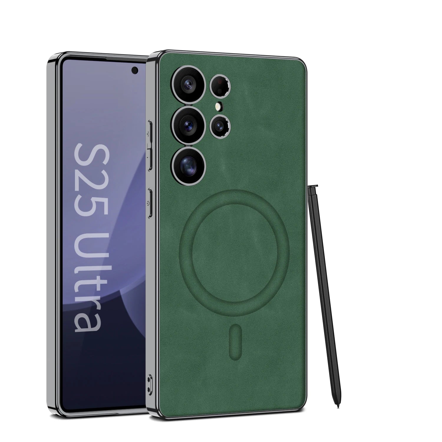 Electroplated Leather Case for Samsung Galaxy Models 8