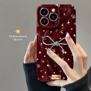Floral Bowknot TPU iPhone Case price in Bangladesh