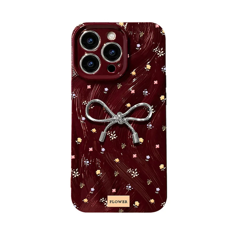 Floral Bowknot TPU iPhone Case price in Bangladesh 6