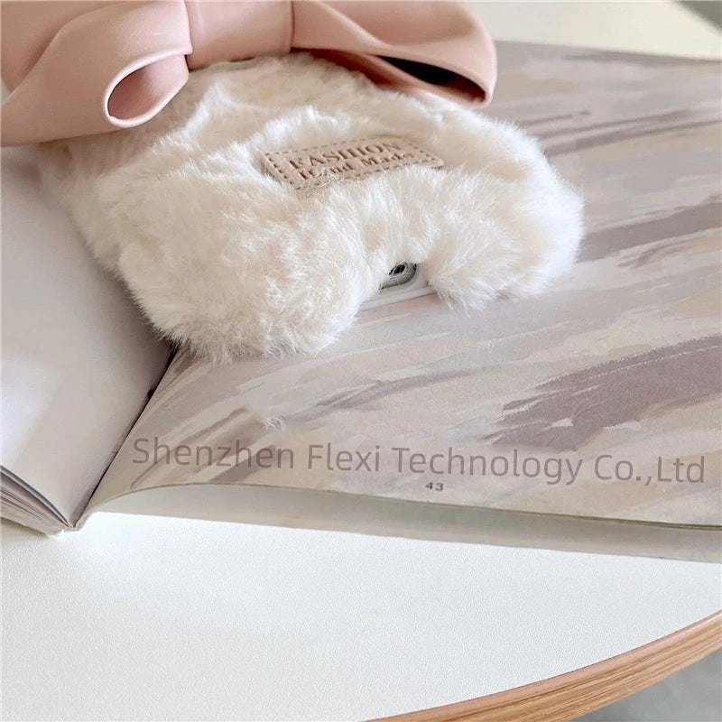 Fluffy Leather Bowknot iPhone Case price in Bangladesh 3