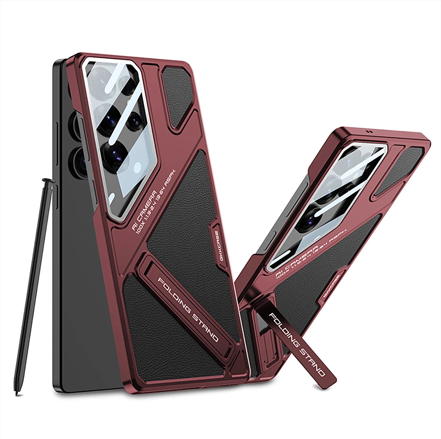 Geometric Stand Case for Samsung S24 and S25 Models 6