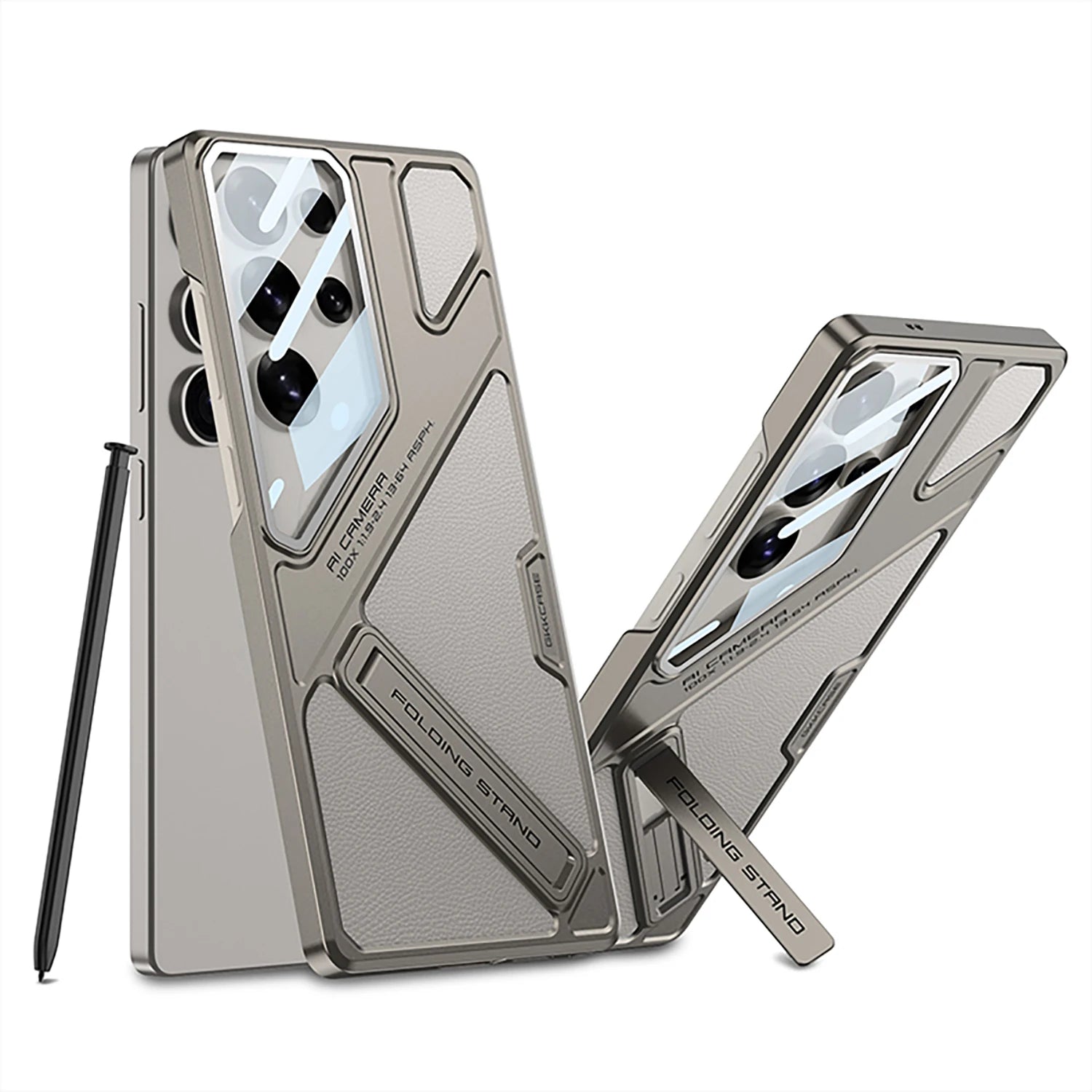 Geometric Stand Case for Samsung S24 and S25 Models 11