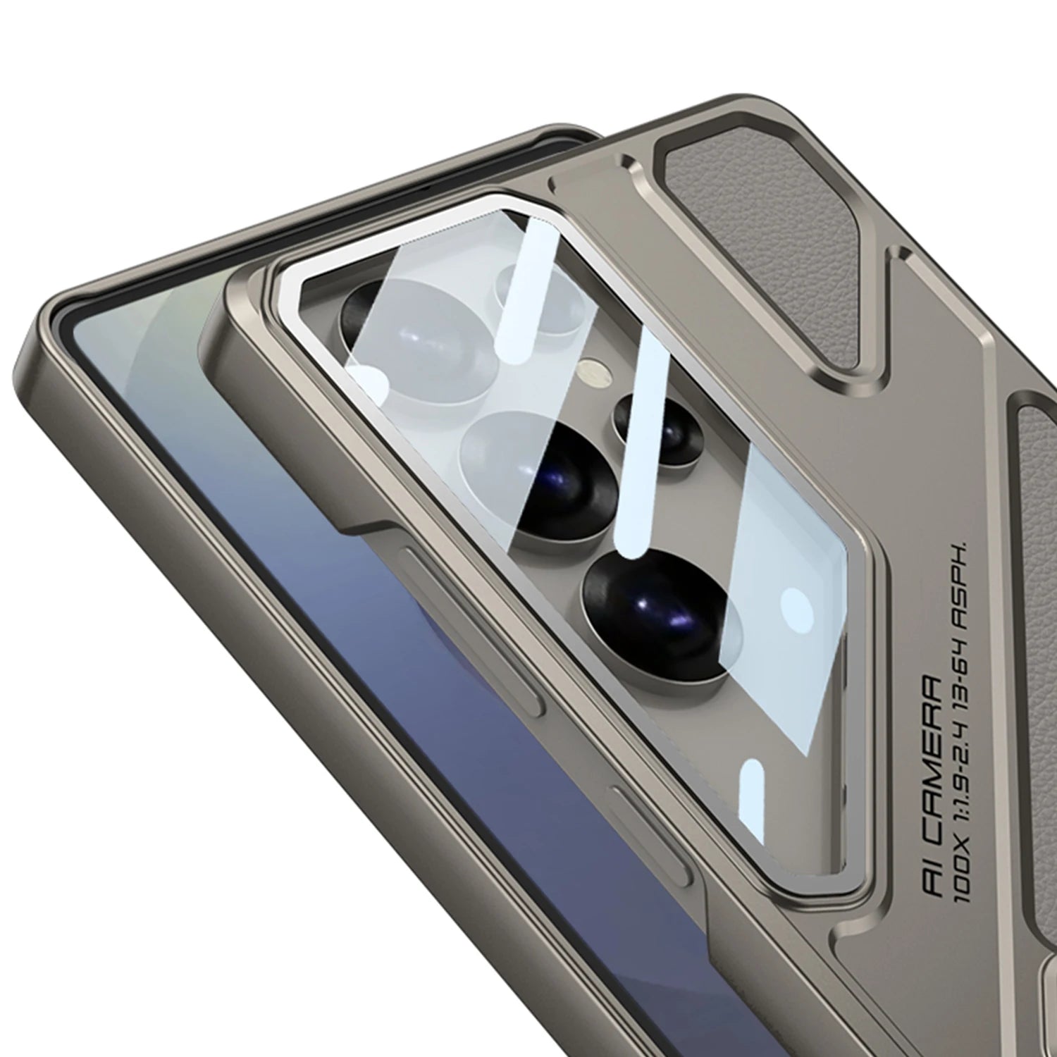 Geometric Stand Case for Samsung S24 and S25 Models 3