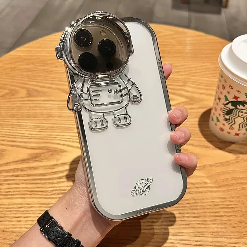 Glitter Astronaut Lens Holder Case for iPhone price in Bangladesh 11