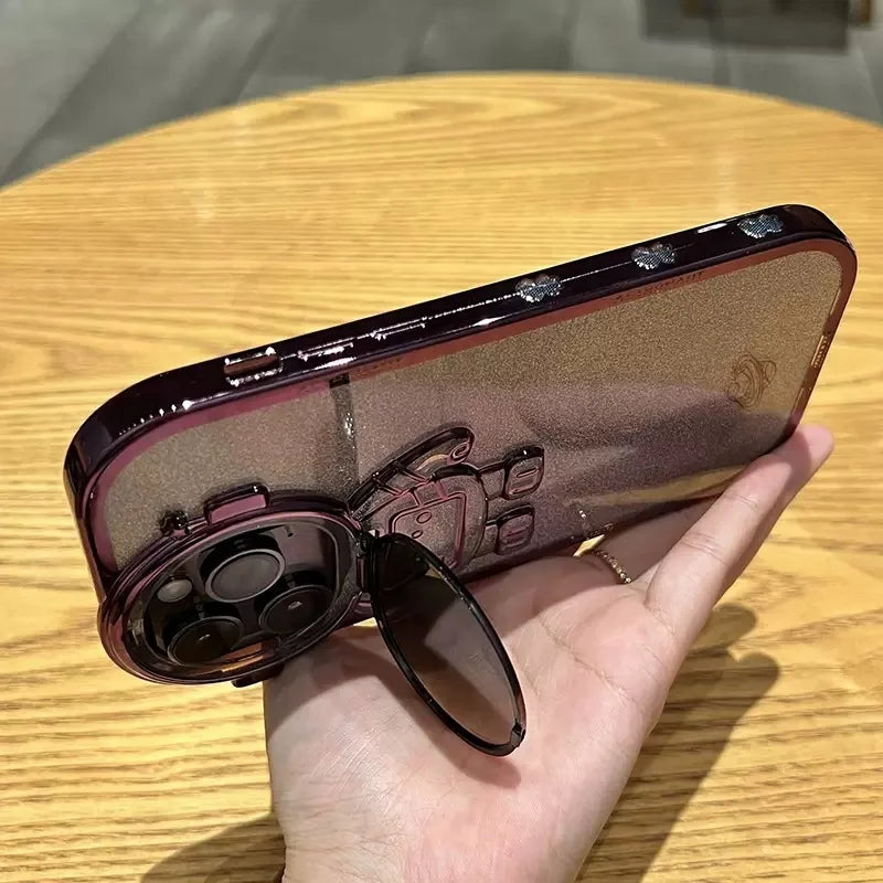 Glitter Astronaut Lens Holder Case for iPhone price in Bangladesh 3