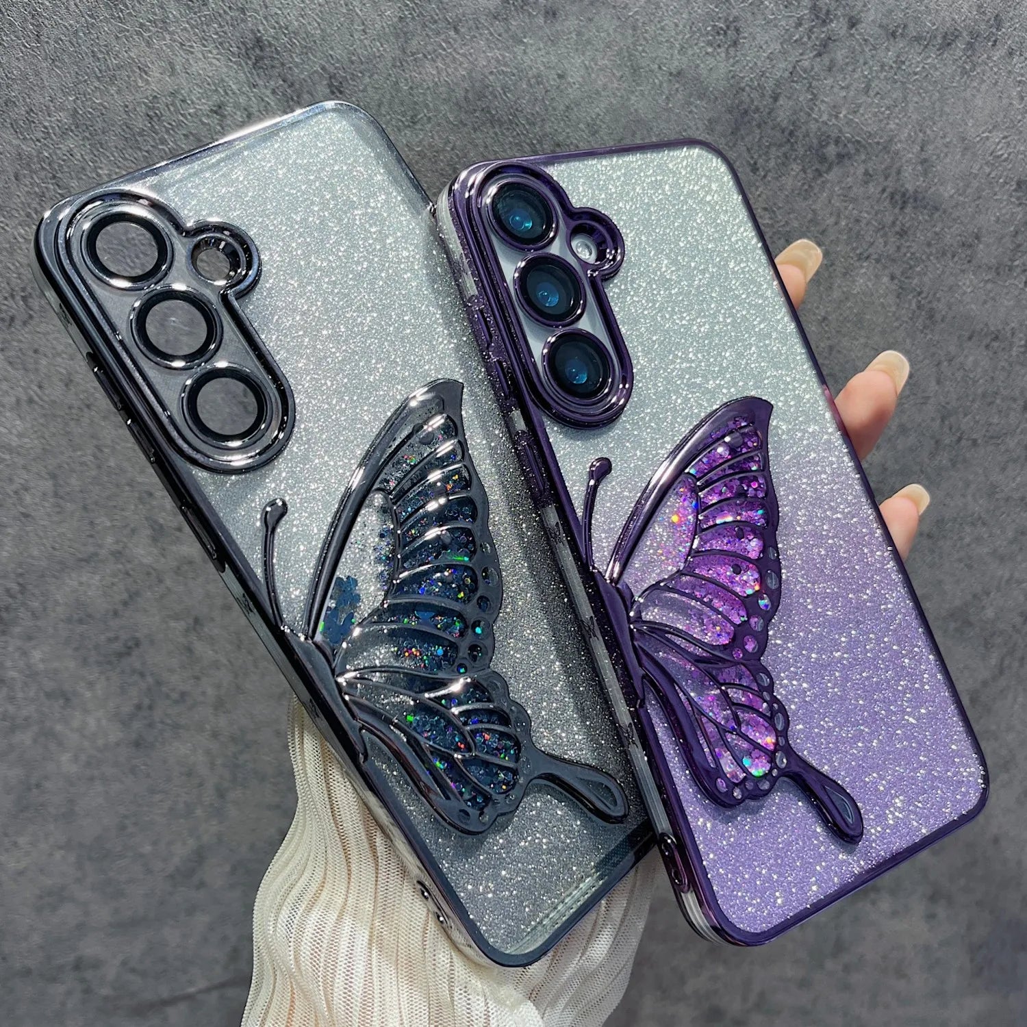 Glitter Butterfly Samsung Phone Case price in Bangladesh