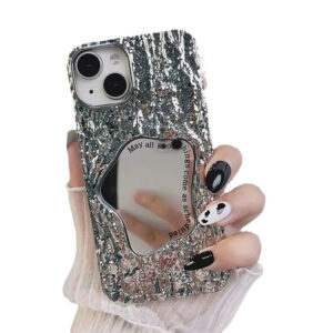 Glittery 3D Rock iPhone Protective Case
