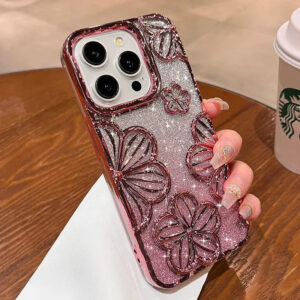 Gradient Glitter Flower iPhone Case price in Bangladesh