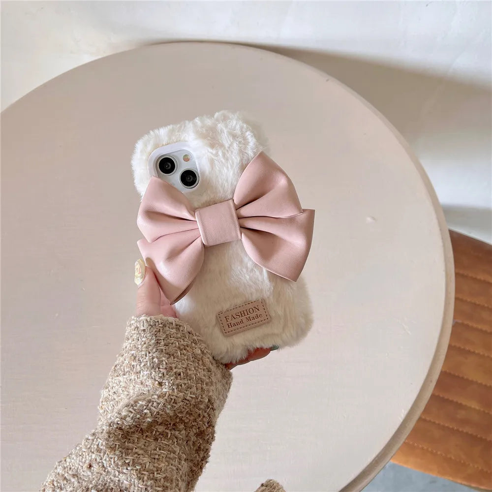 iPhone Plush Bow Shockproof Stylish Case price in Bangladesh 2