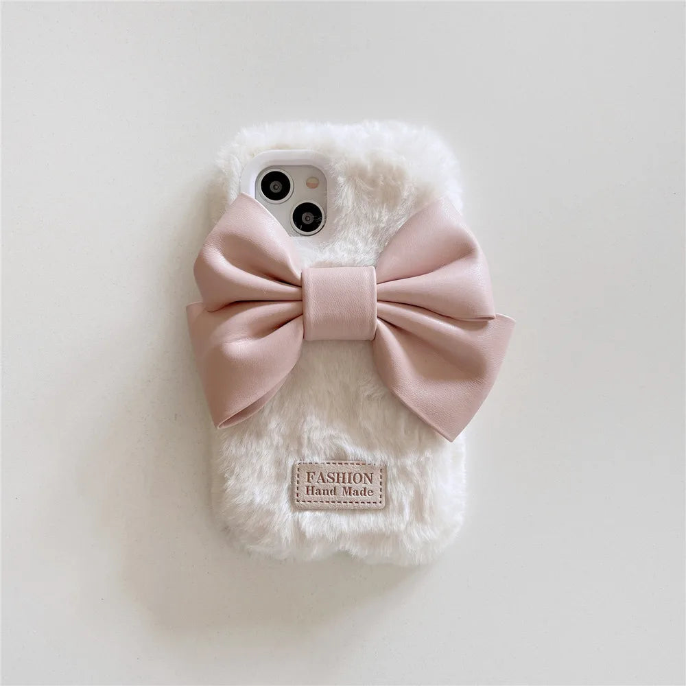 iPhone Plush Bow Shockproof Stylish Case price in Bangladesh 6