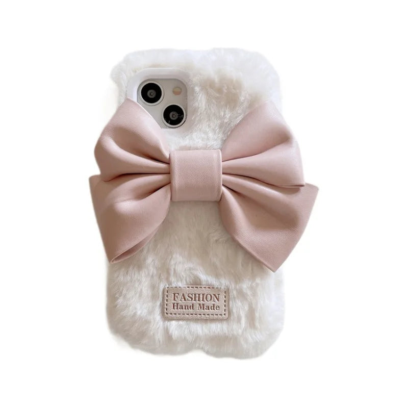 iPhone Plush Bow Shockproof Stylish Case price in Bangladesh 5